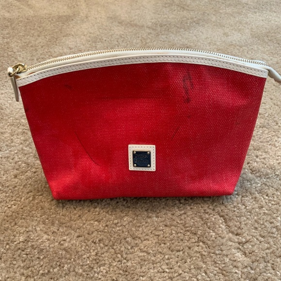 Dooney & Bourke Bags Red Dooney And Burke Cosmetic Bag Poshmark